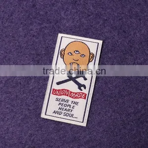 Fashion Custom Woven Personalized Sewing Cotton Washable Fabric Label thumbnail-1