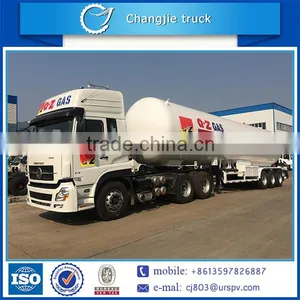 High Performance 58.5m3 Propane Tri-axle Lpg Tank Trailer thumbnail-1