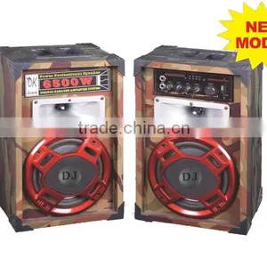 Colorful Portable Active Stage Wireless Bass Speaker With Mic Input thumbnail-2