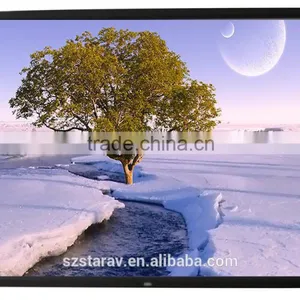 Multi-format Frame Projection Screen With Aluminium and Velvet for Home Theater Meeting Room Use thumbnail-1