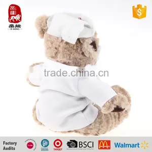 Wholesale Stuffed Animals Wearing Clothes Teddy Bear Doctor thumbnail-3