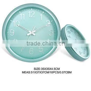Plastic Wall Clock for Home Decoration and Promotion thumbnail-1