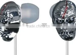 Skull Earphone for Iphone,MP3,MP4,PC thumbnail-1