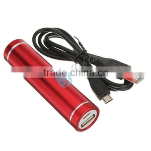 Travel Journey External Battery Charger 2600 Cylinder Lipstick PowerBank thumbnail-1