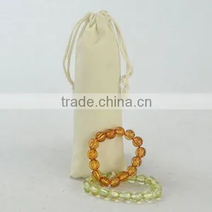 Cream Jewelry Pouches for Cufflinks and Rings Promotion Wholesale Velvet Pouches thumbnail-1
