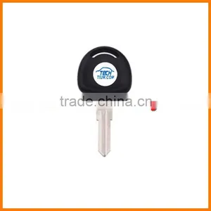 ABS Transponder Chip Car Key Blank Fob Case Shell for Chevrolet Cruze Key Blank Fob With Round Logo AT2022 thumbnail-1