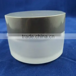 50ml Frosted Glass Cosmetic Jars and Packaging thumbnail-1
