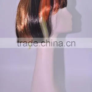 A022 Factory Colorful Short Bob Hair Wigs, Synthetic Hair Cosplay/ Party Wigs in Stock Wholesale thumbnail-2