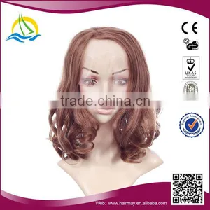 2014 Hot Selling Synthetic Short Kinky Curl Lace Front Wigs thumbnail-1