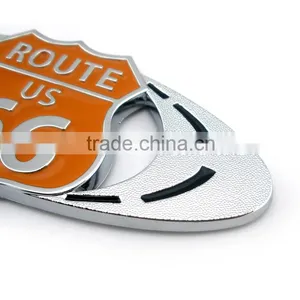 Cheap High Quality Abs Emblem Route us 66 Custom Logo for Car thumbnail-2