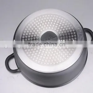 Aluminum Non-stick Casserole Stockpot With Glass Lid thumbnail-2
