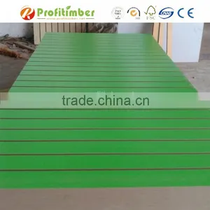 Melamine Slotted MDF Slatwall Board for Display thumbnail-6