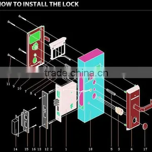 Cheap Biometric Fingerprint Door Lock With Fingerprint Scanner Door Lock thumbnail-6