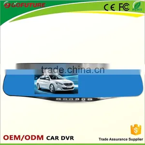 4.3inch Front/rear Camera Car Dvr Rearview Mirror Monitor With Built in Dvr thumbnail-6