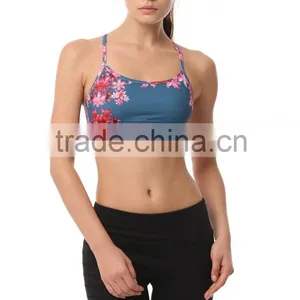 Custom Design Yoga Bra Gym Fitness Clothing Sexy Women and Ladies Sports Bra Wholesale thumbnail-3