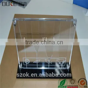 2016 Fashion Design Clear Acrylic Knife Block for Sale thumbnail-1