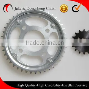 ZHEJIANG CHINA Ybx 1045 STEEL 40MN 428H/130L-50T/17T Motor Chain and Sprocket per Set thumbnail-2