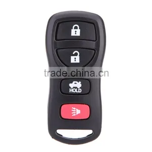 New Replacement Remote Key Fob Case Shell With Button Pad 4 Buttons Key Cover thumbnail-3