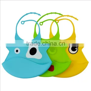 QUALITY Baby Infants Kids Cute Silicone Bibs Baby Lunch Bibs Cute Waterproof thumbnail-3