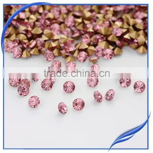 Point Back Chaon 8mm Rhinestone 888 Chaton Stone for Jewelry Accessary ,wedding Dress Saree thumbnail-5