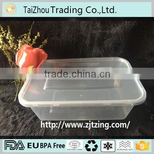 FDA Disposable Rectangle Food Plastic Container thumbnail-1