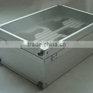 Aluminum Open Wine Box,ABS Transparent Wine Case,wine Bottle Box thumbnail-3