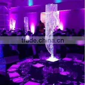 Nice Wedding Centerpiece Clear Crystal Table Flower Stand thumbnail-1