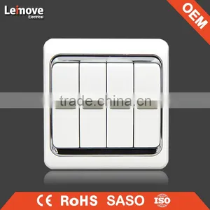 European and Classic Chinese Type 5 Pin Wall Switched Socket thumbnail-2