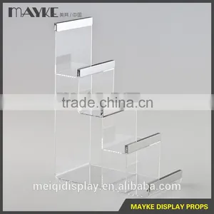 Four Layers Acrylic Wallet Display Stand for Wallet Exhiition thumbnail-4