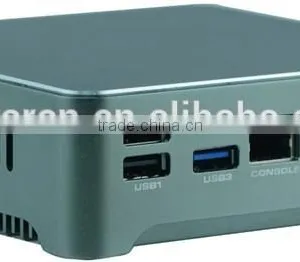 Mini 1U Server Barebone J1900 4 Ehternet Firewall Fanless Small Case thumbnail-1
