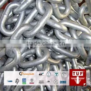 Marine U2 U3 Galvanized Studless Link Anchor Chain thumbnail-1
