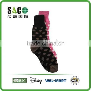 Fashion Double Layer Snow Dots Pattern Acrylic Warm Women Socks thumbnail-3