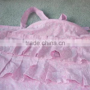 One Size Fits All 100% Cotton Pink Printing Baby More Nursing Cover for Breastfeeding thumbnail-3