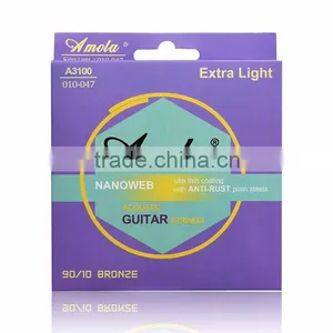 Wholesale Amola Guitar Strings Bronze A3100 Acoustic Guitar Strings Better Than Elixir Guitar Strings thumbnail-1