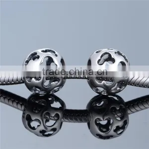 Cute Animal 925 Sterling Silver Bracelet Beads Jewelry Charms thumbnail-5