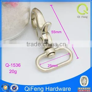 Q-1536 Zinc Alloy Hook Fancy Tiny Silver Zipper Hooks thumbnail-3