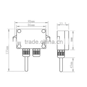 TTS-CWM15 Wall-mounted Modbus Temperature Humidity Sensor/transducer /transmitter PT100 Thermal Resistance thumbnail-2