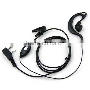 China Manufacturer Clear Sound Wired k m y Black Ptt Buttom Acoustic Earphone thumbnail-1
