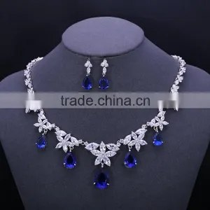 Simple Design White Gold Brass Dress up Jewelry Set,jewelry Set for Her thumbnail-5
