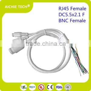 RJ45 Female to RJ45 Male DC Powe Female CCTV POE Cable for IP Camera thumbnail-4