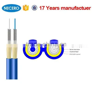 SM Indoor Duplex Armored Optical Fiber Cable(GJSFJBV) for Ireland Cabling Systems thumbnail-1