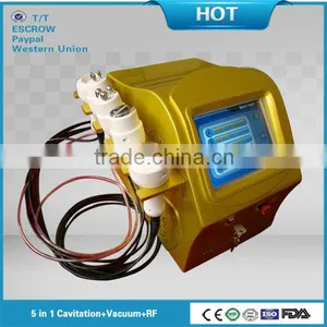 Hottest 5 IN 1 Cavitation Radio Frequency With Vacuum rf (CE,ISO,LOW PRICE) thumbnail-1