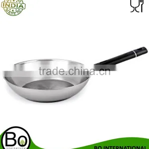 Stainless Steel Sandwich Bottom Triply Fry Pan 22, 24, 26 cm thumbnail-1