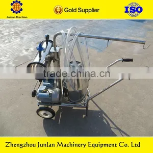 Hot Sale Single Bucket Goat Cow Milking Machine Price thumbnail-1