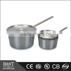 Aluminium Sauce Pan With Lid Aluminum Handle Juice Pot With Cover thumbnail-1