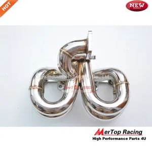 Mertop Race Stainless Steel VW Golf 1 MK1 16v 1.8L and 2L T3 Turbo Exhaust Manifold With Audi RS2 Wastegate Flange thumbnail-4
