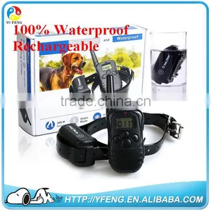 Waterproof Remote Control Dog Anti Bark Training Shock Collar,for 2 Dogs With Beep,vibration and Shock Collar thumbnail-1