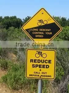 Speed Hump Road Traffic Warning Sign thumbnail-3