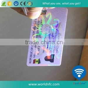 Contactless Chip PVC Plastic RFID Hologram Cards thumbnail-1