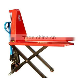 Manual Hand High Lift Scissor Truck/Hand Scissor Lift Pallet Truck thumbnail-1